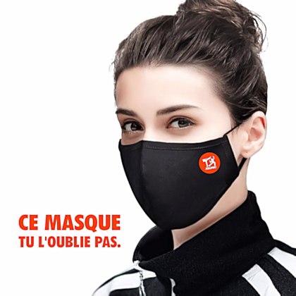 masque coronavirus lavable ré utilisable pour le sport